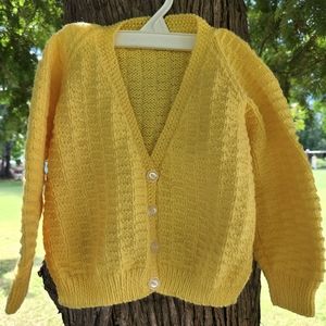 Hand knit sweater